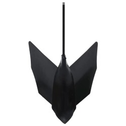 vidaXL Accesorio para arado de metal negro
