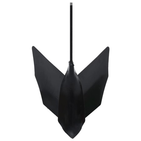 vidaXL Accesorio para arado de metal negro