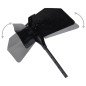 vidaXL Accesorio para arado de metal negro vidaXL Accesorio para arado de metal negro
