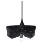 vidaXL Accesorio para arado de metal negro vidaXL Accesorio para arado de metal negro