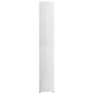 vidaXL Armario baño madera contrachapada blanco brillo 30x30x183,5 cm