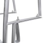 vidaXL Escalera para piscina/muelle con 4 peldaños aluminio 167 cm