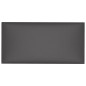 vidaXL Paneles de pared 12 uds cuero sintético gris 30x15 cm 0,54 m² vidaXL Paneles de pared 12 uds cuero sintético gris 30x15 cm 0,54 m²