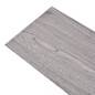 vidaXL Lamas para suelo no autoadhesivas PVC gris oscuro 5,26 m² 2 mm vidaXL Lamas para suelo no autoadhesivas PVC gris oscuro 5,26 m² 2 mm