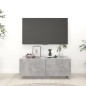 vidaXL Mueble para TV contrachapada gris hormigón 100x35x40 cm vidaXL Mueble para TV contrachapada gris hormigón 100x35x40 cm