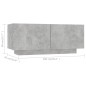 vidaXL Mueble para TV contrachapada gris hormigón 100x35x40 cm vidaXL Mueble para TV contrachapada gris hormigón 100x35x40 cm