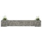 vidaXL Jardinera de gaviones forma de H alambre de acero 260x40x40 cm vidaXL Jardinera de gaviones forma de H alambre de acero 260x40x40 cm