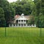 vidaXL Euro Valla de acero verde 20x0,8 m vidaXL Euro Valla de acero verde 20x0,8 m