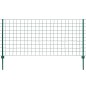 vidaXL Euro Valla de acero verde 20x0,8 m vidaXL Euro Valla de acero verde 20x0,8 m