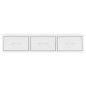 vidaXL Estante cajones para pared contrachapada blanco 88x26x18,5 cm vidaXL Estante cajones para pared contrachapada blanco 88x26x18,5 cm