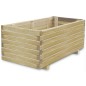 vidaXL Arriate rectangular de madera 100x50x40 cm vidaXL Arriate rectangular de madera 100x50x40 cm
