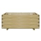 vidaXL Arriate rectangular de madera 100x50x40 cm vidaXL Arriate rectangular de madera 100x50x40 cm