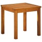 vidaXL Tumbona con mesita de madera maciza de acacia y textilene vidaXL Tumbona con mesita de madera maciza de acacia y textilene
