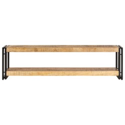 vidaXL Mueble para la TV madera maciza de mango 150x30x40 cm