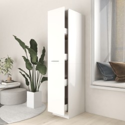 vidaXL Armario de boticario madera contrachapada blanco 30x42,5x150 cm