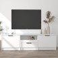 vidaXL Mueble para TV madera contrachapada blanco 140x35x40 cm