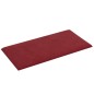vidaXL Paneles de pared 12 uds terciopelo rojo tinto 30x15 cm 0,54 m² vidaXL Paneles de pared 12 uds terciopelo rojo tinto 30x15 cm 0,54 m²