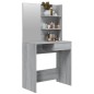 vidaXL Tocador con espejo color gris sonoma 74,5x40x141 cm vidaXL Tocador con espejo color gris sonoma 74,5x40x141 cm