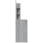 vidaXL Tocador con espejo color gris sonoma 74,5x40x141 cm vidaXL Tocador con espejo color gris sonoma 74,5x40x141 cm