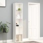 vidaXL Estantería librería madera contrachapada blanco 40x30x189 cm vidaXL Estantería librería madera contrachapada blanco 40x30x189 cm