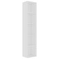 vidaXL Estantería librería madera contrachapada blanco 40x30x189 cm vidaXL Estantería librería madera contrachapada blanco 40x30x189 cm