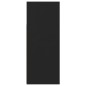 vidaXL Aparador con luces LED negro 115,5x30x75 cm vidaXL Aparador con luces LED negro 115,5x30x75 cm