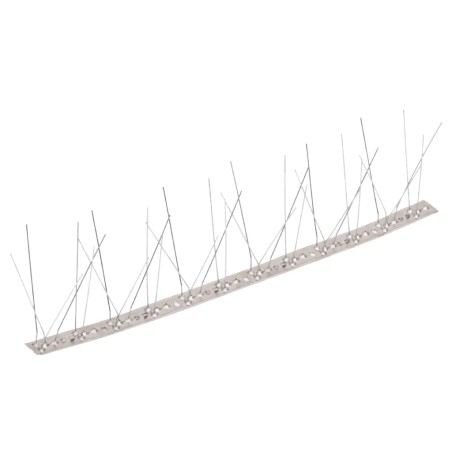 vidaXL Set de 40 hileras pinchos contra pájaros y palomas 5 filas 20 m