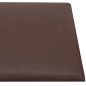vidaXL Paneles de pared 12 uds cuero sintético marrón 30x30 cm 1,08 m² vidaXL Paneles de pared 12 uds cuero sintético marrón 30x30 cm 1,08 m²