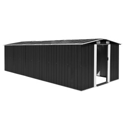 vidaXL Caseta de jardín metal antracita 257x580x181 cm