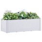 vidaXL Arriate con sistema de riego automático blanco 100x43x33 cm vidaXL Arriate con sistema de riego automático blanco 100x43x33 cm