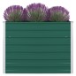 vidaXL Jardinera elevada de acero galvanizado verde 100x100x77 cm vidaXL Jardinera elevada de acero galvanizado verde 100x100x77 cm