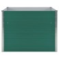 vidaXL Jardinera elevada de acero galvanizado verde 100x100x77 cm vidaXL Jardinera elevada de acero galvanizado verde 100x100x77 cm