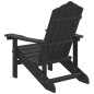 vidaXL Silla de jardín Adirondack HDPE gris antracita vidaXL Silla de jardín Adirondack HDPE gris antracita