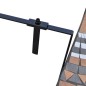 vidaXL Mesa de balcón colgante mosaico terracota y blanco vidaXL Mesa de balcón colgante mosaico terracota y blanco