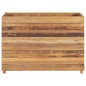 vidaXL Jardinera madera maciza de teca y acero 100x40x72 cm vidaXL Jardinera madera maciza de teca y acero 100x40x72 cm