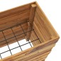 vidaXL Jardinera madera maciza de teca y acero 100x40x72 cm vidaXL Jardinera madera maciza de teca y acero 100x40x72 cm