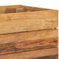vidaXL Jardinera madera maciza de teca y acero 100x40x72 cm vidaXL Jardinera madera maciza de teca y acero 100x40x72 cm