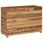 vidaXL Jardinera madera maciza de teca y acero 100x40x72 cm vidaXL Jardinera madera maciza de teca y acero 100x40x72 cm