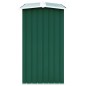 vidaXL Caseta de jardín para leña acero galvanizado verde 172x91x154cm vidaXL Caseta de jardín para leña acero galvanizado verde 172x91x154cm
