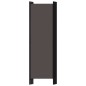 vidaXL Biombo divisor de 5 paneles gris antracita 250x180 cm vidaXL Biombo divisor de 5 paneles gris antracita 250x180 cm