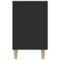 vidaXL Aparador de madera de ingeniería negro 100x36x60 cm vidaXL Aparador de madera de ingeniería negro 100x36x60 cm