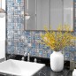 vidaXL Azulejos de mosaico 11 unidades vidrio gris y azul 30x30 cm vidaXL Azulejos de mosaico 11 unidades vidrio gris y azul 30x30 cm