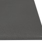vidaXL Paneles de pared 12 uds cuero sintético gris 60x15 cm 1,08 m² vidaXL Paneles de pared 12 uds cuero sintético gris 60x15 cm 1,08 m²
