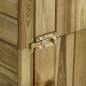 vidaXL Caseta leña y herramientas jardín madera pino 253x80x170 cm vidaXL Caseta leña y herramientas jardín madera pino 253x80x170 cm