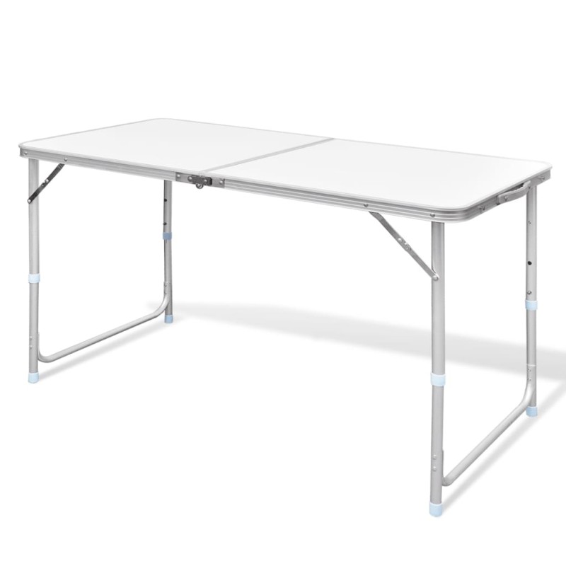 vidaXL Mesa de camping plegable ajustable 120x60 cm vidaXL Mesa de camping plegable ajustable 120x60 cm