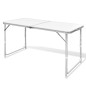 vidaXL Mesa de camping plegable ajustable 120x60 cm vidaXL Mesa de camping plegable ajustable 120x60 cm