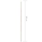 vidaXL Postes de toldo de vela 2 uds acero galvanizado 200 cm vidaXL Postes de toldo de vela 2 uds acero galvanizado 200 cm