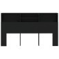 vidaXL Mueble cabecero negro 180x19x103,5 cm vidaXL Mueble cabecero negro 180x19x103,5 cm
