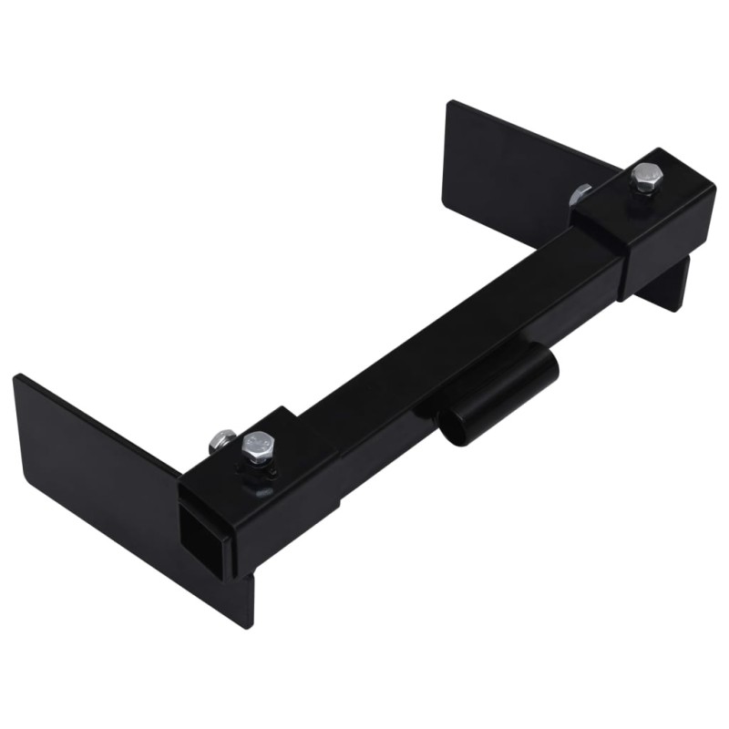 vidaXL Adaptador quitanieves para cortacésped negro vidaXL Adaptador quitanieves para cortacésped negro