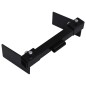 vidaXL Adaptador quitanieves para cortacésped negro vidaXL Adaptador quitanieves para cortacésped negro